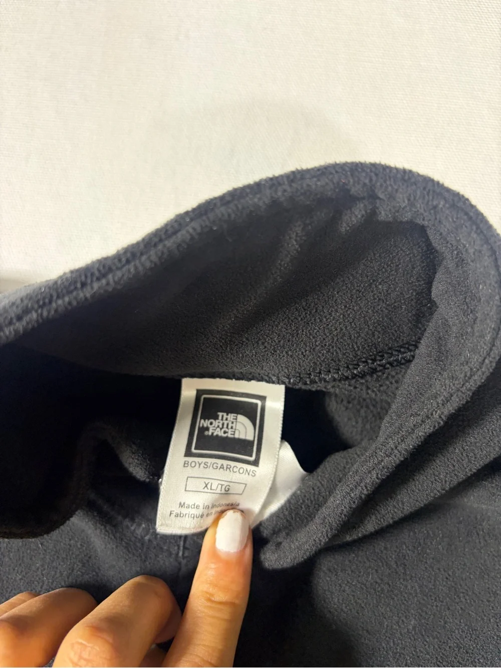 The North Face Boy’s Black Half-Zip Fleece Pullover